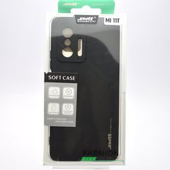 Чехол накладка SMTT Case для Xiaomi Mi 11T/Mi 11T Pro Black/Черный