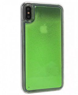 Чохол накладка Liquid Glow Night Sand TPU Case для iPhone X/XS Green