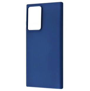 Чехол накладка Silicon Case Full Cover для Samsung Note 20 Ultra Galaxy N985 Blue/Синий