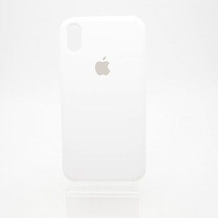 Чехол накладка Silicon Case для iPhone XR 6.1" White Copy