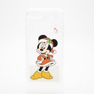 Чехол с рисунком (принтом) Merry Christmas Snow для iPhone 7/8 Minnie Mouse