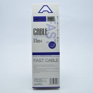 Кабель ANSTY Z-023-I Lightning 1.2A 1M White