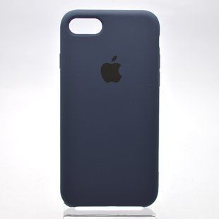 Чохол накладка Silicon Case для iPhone 7/iPhone 8/iPhone SE2 Midnight Blue/Темно-синій