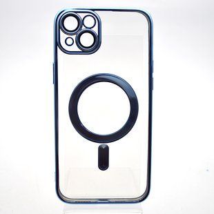 Чехол накладка с MagSafe Stylish Case для Apple iPhone 14 Plus Light Blue