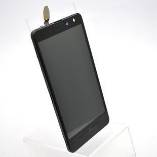 Дисплей (экран) LCD Nokia 625 Black touchscreen and frame Original