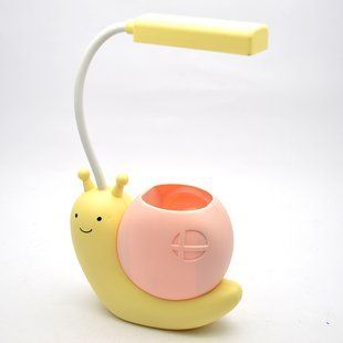 Детская настольная лампа Kids Design 904 Snail Yellow 400mHa