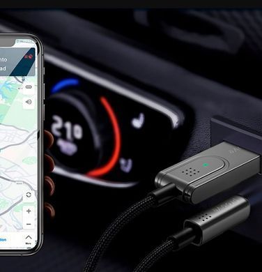 Автомобільний USB адаптер Proove Helix Wireless Receiver Bluetooth Gray, Сірий