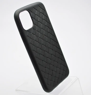 Чехол накладка Weaving для iPhone 11 Pro Черный