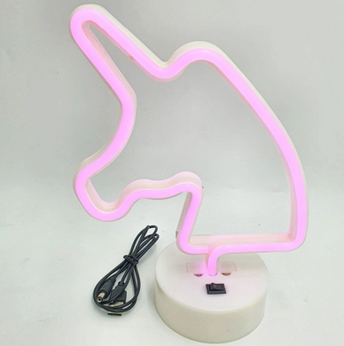 Ночной светильник (ночник) Neon Lamp Unicorn Pink (Единорог)