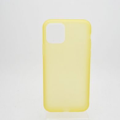 Чехол накладка TPU Latex for iPhone 11 Pro (Yellow)