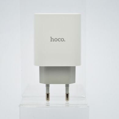 Блок живлення (адаптер) Hoco C80A Rapido (Type-C PD20W / USB QC3.0) White