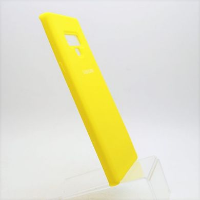 Матовий чохол New Silicon Cover для Samsung N960 Galaxy Note 9 Yellow (C)