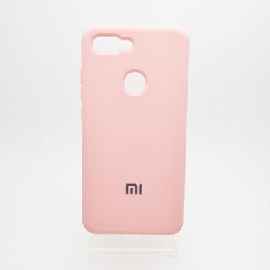 Чехол матовый Silicon Case Full Protective для Xiaomi Mi8 Lite (Pink)