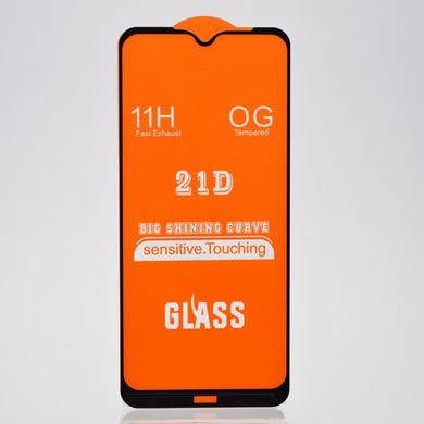 Защитное стекло 21D для Xiaomi Redmi Note 8T (0.1mm) Black тех.пак