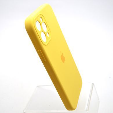 Силіконовий чохол накладка Silicon Case Full Camera для iPhone 12 Pro Max Yellow