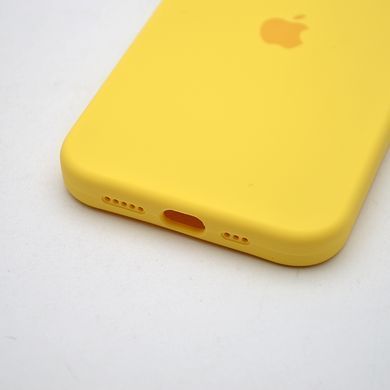 Силіконовий чохол накладка Silicon Case Full Camera для iPhone 12 Pro Max Yellow