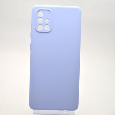 Силіконовий чохол накладка Silicon Case Full Camera Lakshmi для Samsung A71 Galaxy A715 Dasheen/Світло-фіолетовий
