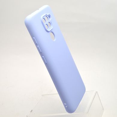 Чехол накладка Silicone case Full Camera Lakshmi для Xiaomi Redmi Note 9 Dasheen/Светло-фиолетовый