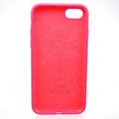Чехол накладка Silicon Case Full Cover для iPhone 7/iPhone 8/iPhone SE2 2020 Neon Pink