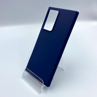 Чехол накладка Silicon Case Full Cover для Samsung Note 20 Ultra Galaxy N985 Blue/Синий