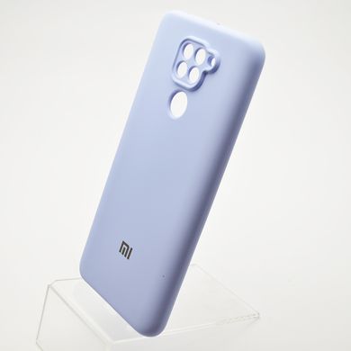 Чохол накладка Silicon Case Full camera для Xiaomi Redmi Note 9 Lilac/Ліловий