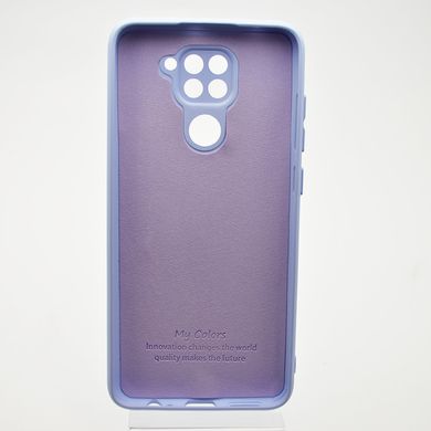 Чехол накладка Silicon Case Full camera для Xiaomi Redmi Note 9 Lilac/Лиловый