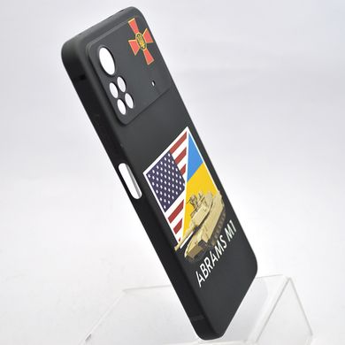 Чехол с патриотическим принтом (рисунком) TPU Epic Case для Xiaomi Poco X4 Pro 5G (Abrams 1)