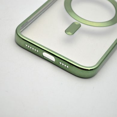 Чехол накладка с MagSafe Stylish Case для Apple iPhone 12 Pro Max Dark Green