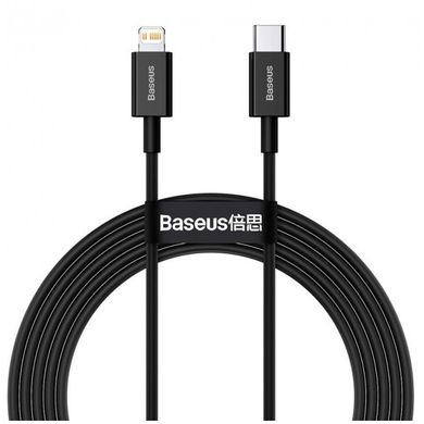 Кабель Baseus Superior Series Fast Charging Data Cable Type-C to Lightning 20W 2m Black (CATLYS-A02)