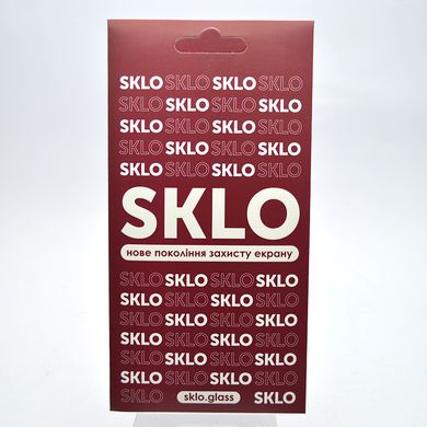 Захисне скло SKLO 3D для Tecno Spark 8 Pro Black/Чорна рамка