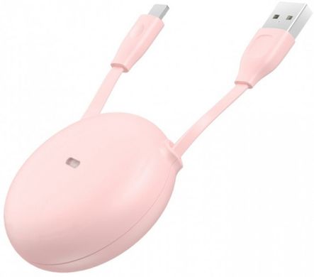 Кабель Baseus USB - Lightning Lets Go Little Reunion One-Way Stretchable 2А 1 м Pink (CALRN-24)