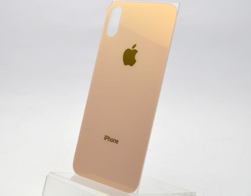 Задня кришка Apple iPhone XS Max Gold Original (з великим отвором під камеру)