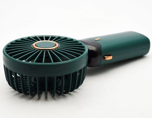 Портативний вентилятор N15D LED 800 mAh Dark Green (Зелений)