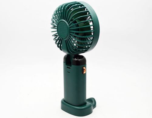 Портативний вентилятор N15D LED 800 mAh Dark Green (Зелений)
