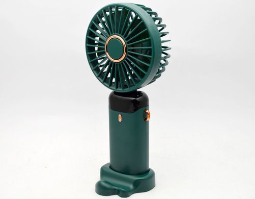 Портативний вентилятор N15D LED 800 mAh Dark Green (Зелений)