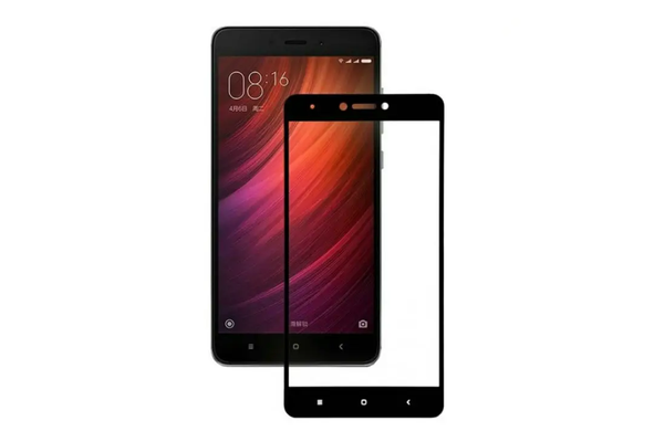 Захисне скло для Xiaomi Redmi Note 4x Full Screen Triplex Глянцеве Black тех. пакет