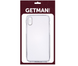 Силиконовый прозрачный чехол накладка TPU Getman для iPhone X/iPhone Xs Transparent/Прозрачный