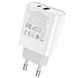 Блок питания (адаптер) Hoco C80A Rapido (Type-C PD20W / USB QC3.0) White