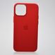 Чехол накладка Silicone Case Full Cover с MagSafe Splash Screen для iPhone 13 Mini Red