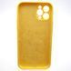 Силіконовий чохол накладка Silicon Case Full Camera для iPhone 12 Pro Max Yellow