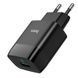 Мережевий зарядний пристрій Hoco C72Q Glorious QC3.0 1USB з кабелем MicroUSB Black