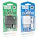 Мережевий зарядний пристрій Hoco C72Q Glorious QC3.0 1USB з кабелем MicroUSB Black