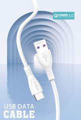 Кабель ANSTY Z-14-A Micro USB 3A 1M Белый