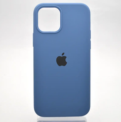 Чохол накладка Silicone Case Full Cover для iPhone 12/iPhone 12 Pro Синий