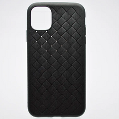 Чехол накладка Weaving для iPhone 11 Pro Max Черный