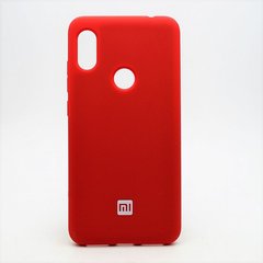 Матовый чехол New Silicon Cover для Xiaomi Redmi Note 6/Note 6 Pro Red Copy