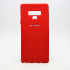 Матовый чехол New Silicon Cover для Samsung N960 Galaxy Note 9 Red (C)
