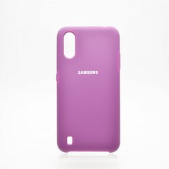 Чохол накладка Silicon Cover для Samsung A015 Galaxy A01 Violet