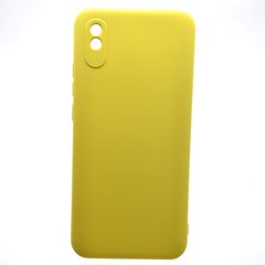 Чехол накладка Silicon Case Full Cover для Xiaomi Redmi 9A Lemon
