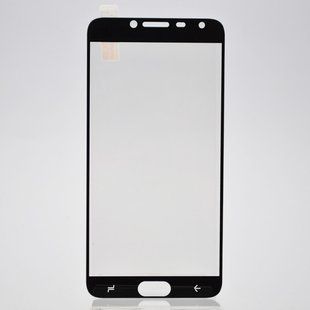 Защитное стекло Silk Screen для Samsung J400 Galaxy J4 (2018) (0.33mm) Black тех. пакет
